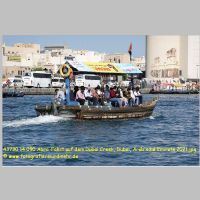 43730 14 090 Abra -Fahrt auf dem Dubai Creek, Dubai, Arabische Emirate 2021.jpg